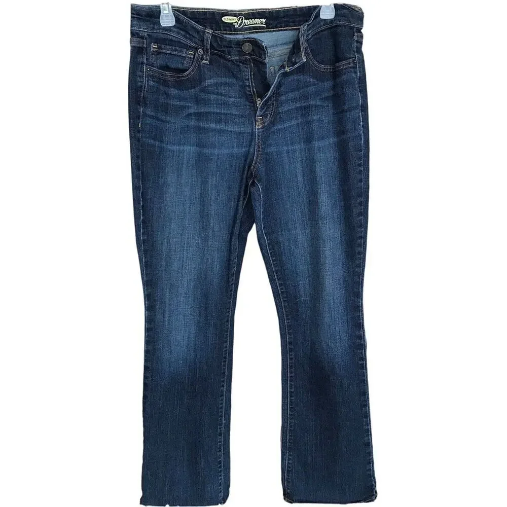 Old Navy Dreamer Boot Cut Stretch Jeans 10R Ladies Nice Buy Pre-Owned